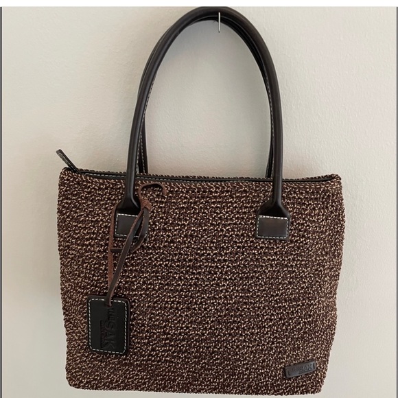 🆕 The Sak Elliot Lucca Brown Crochet Handbag - Picture 3 of 12